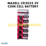 Maxell CR2032 3V Coin cell battery (Pack of 5)