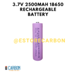 3.7V 2500mAh Rechargeable 18650 battery with Top head for DIY projects, torches ,etc (Pack of 1)