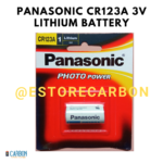 Panasonic CR123A 3V Photo Lithium battery (Pack of 1)